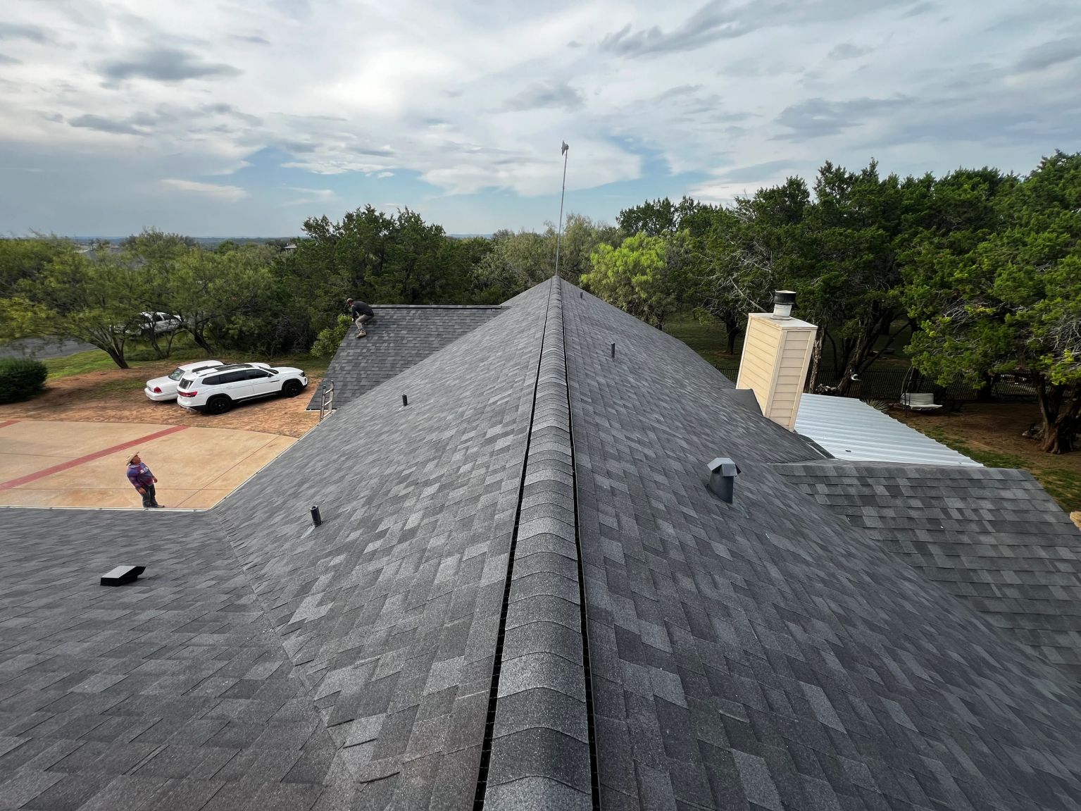 GRS Roofing — on the roof