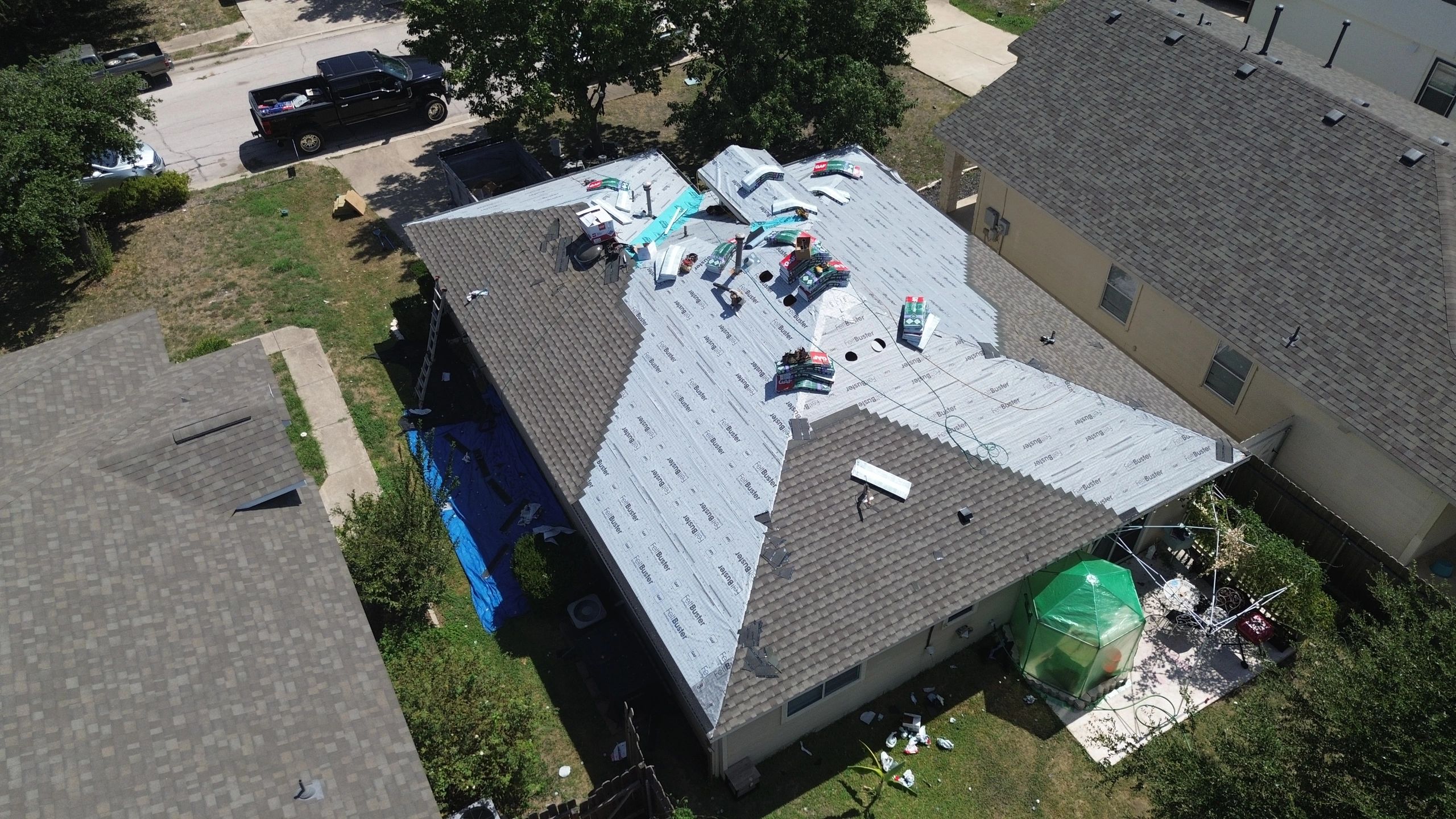 GRS Roofing — shingle roofing project